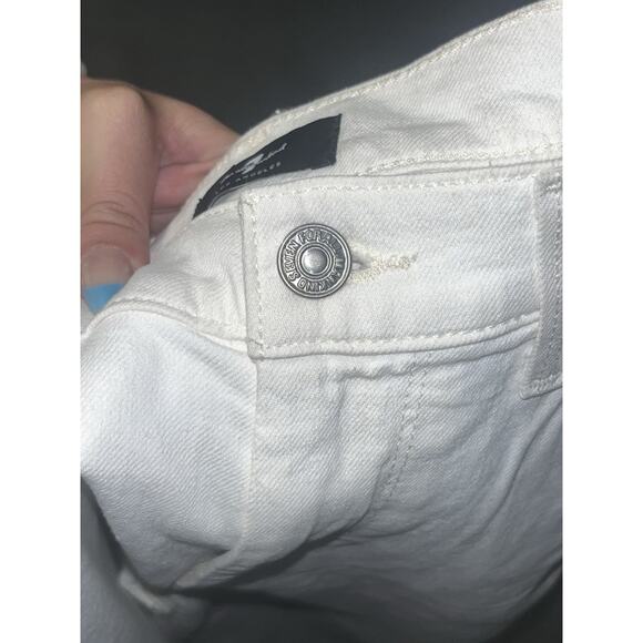 7 for All Mankind Women's white jeans size 29 - Picture 6 of 7